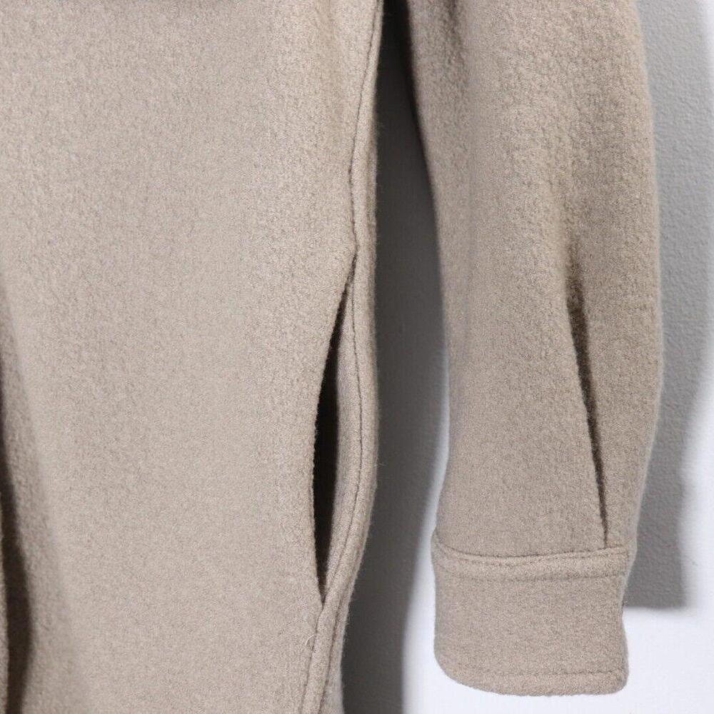 Aritzia Wilfred Free Women XS Olive Beige Ganna Long Shirt Jacket Sold-Out Color - Picture 6 of 8